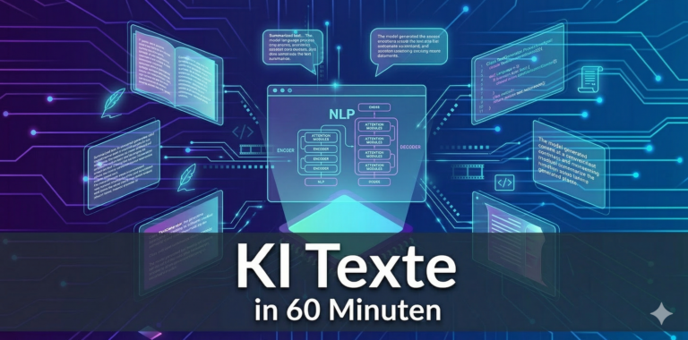 KI Text Generierung in 60 Minuten