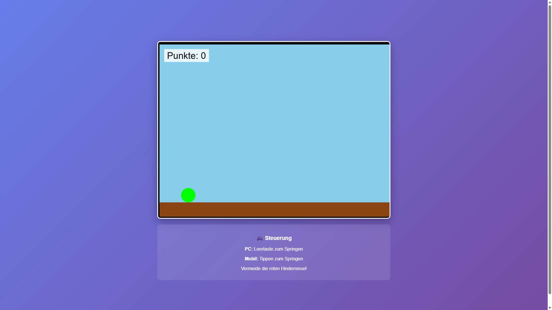 Jump & Run Spiel Prototyp